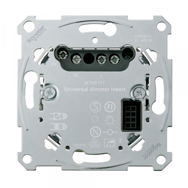 Schneider Electric Merten D-Life PlusLink Механизм универ. диммера 10-420Вт RLC (LED), 1 канал