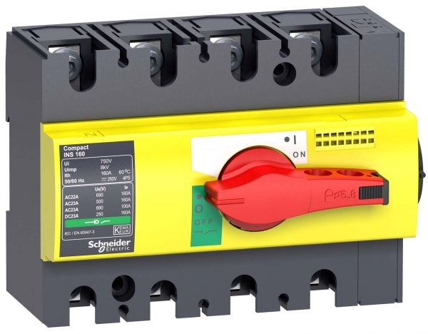 Schneider Electric Interpact INS/INV Выключатель-разъединитель INS100 4P
