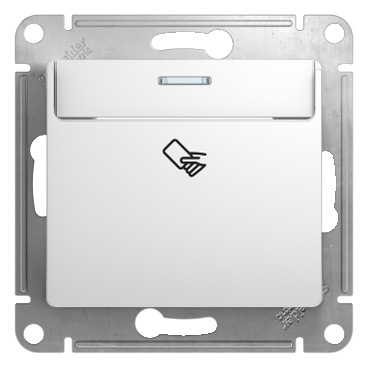 Systeme Electric Glossa Бел Выключатель карточный, сх.6
