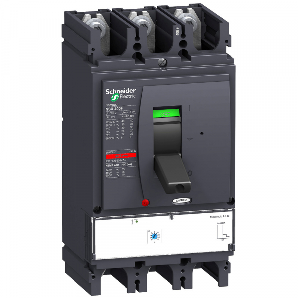 Schneider Electric Compact NSX 400H Автоматический выключатель Micrologic 1.3M 320A 3P 3Т