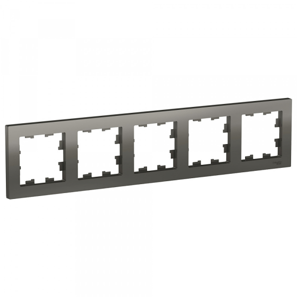 Systeme Electric AtlasDesign Сталь Рамка 5-ая, универсальная
