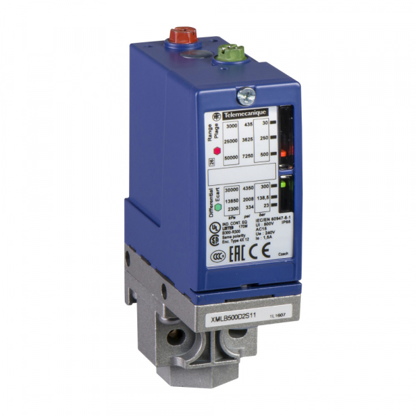 Schneider Electric Датчик давления 160Бар 2 порога (XMLB160D2S12)