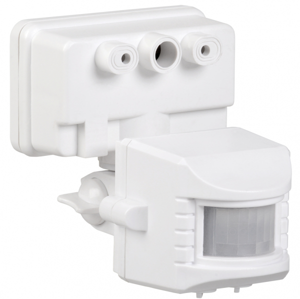 IEK Датчик движения ДД 019 белый, макс. нагрузка 1100Вт, угол обзора 120град., дальность 12м, IP44,