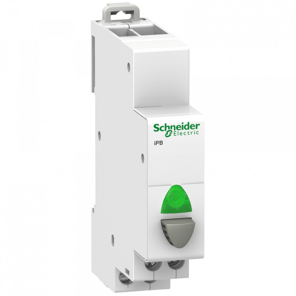 Schneider Electric Acti 9 Серая Кнопка управления iPB 1НО +зеленый индикатор