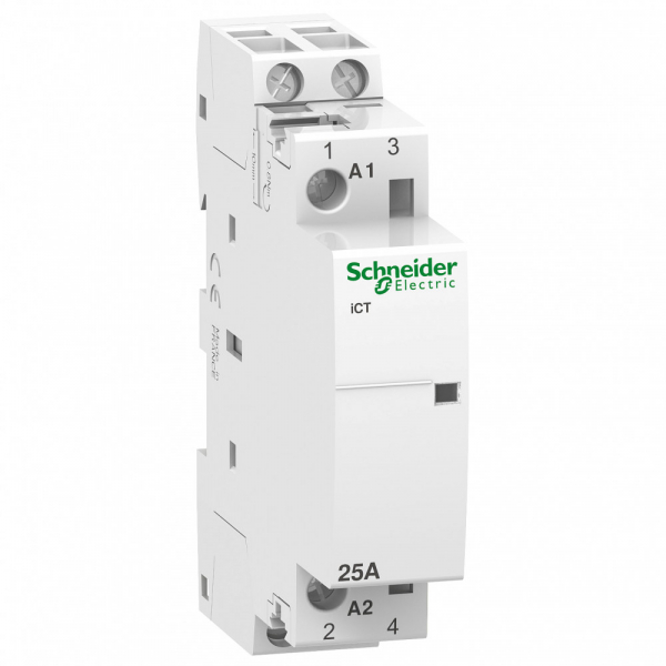 Schneider Electric Acti 9 iCT25A Контактор модульный 2НО 24В АС 50Гц