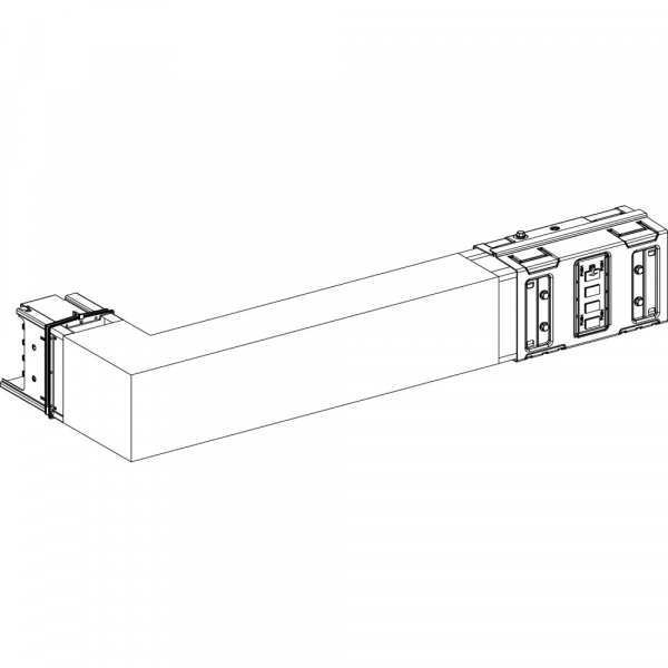 Schneider Electric CANALIS KSA СЕКЦИЯ УГЛОВАЯ ГОРИЗОНТАЛ ВПРАВО НА ЗАКАЗ 630А. A=290 ДО 800 B=290