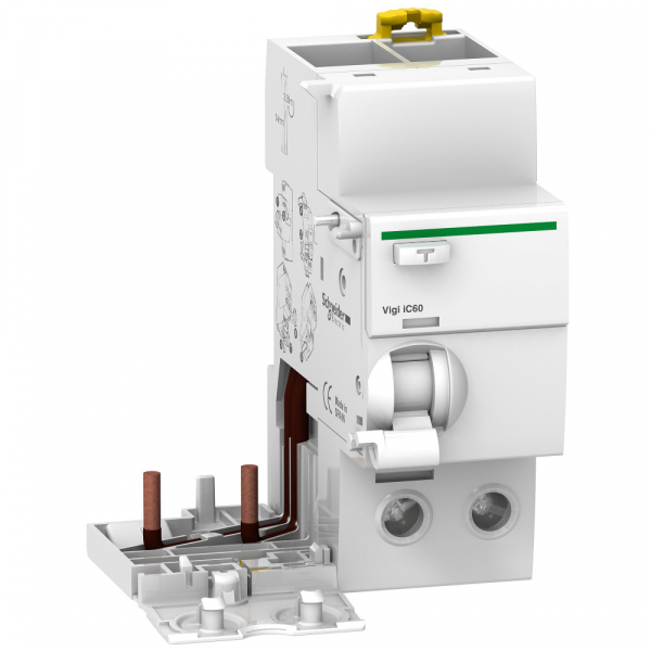 Schneider Electric Acti 9 Vigi iC60 Блок дифференциальной защиты 2P 63A 30mA AC 130В