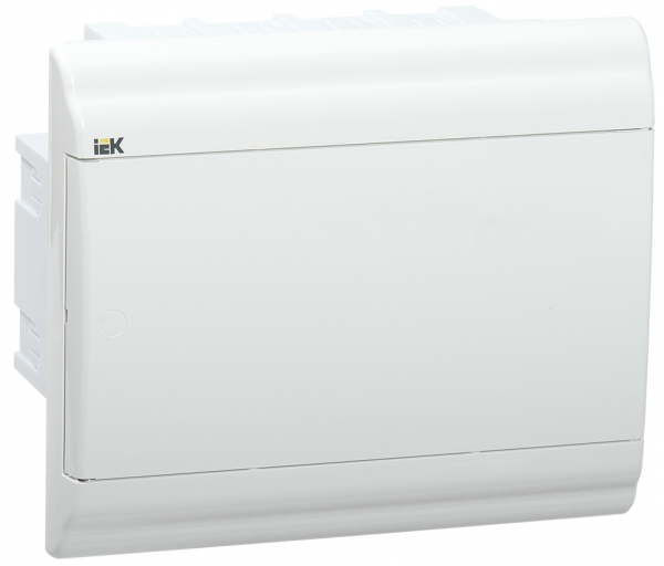 IEK PRIME Корпус пластиковый встраиваемый ЩРВ-П-9 белый/белая дверь IP41