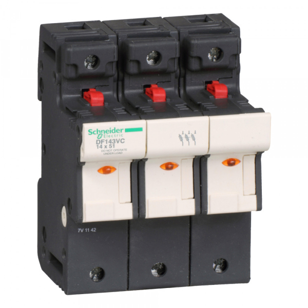 Schneider Electric Разъединитель-предохранитель 50A.3P.14Х51 с указателем срабатывания