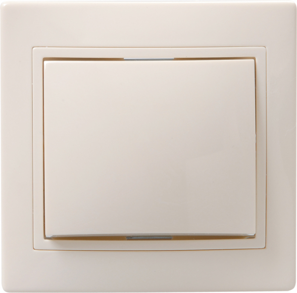 IEK KVARTA ВС10-1-0-Км Выключатель 1кл 10А керам. крем.