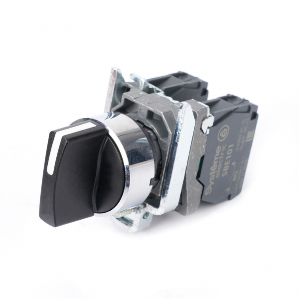 Systeme Electric Переключатель SB4 в сборе модульный 22мм 3 позиции с возвратом 2НО