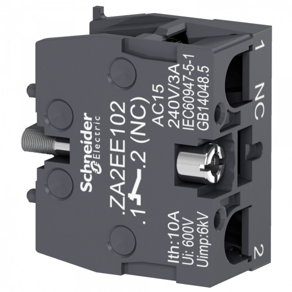Schneider Electric Контактный блок, 1Н3