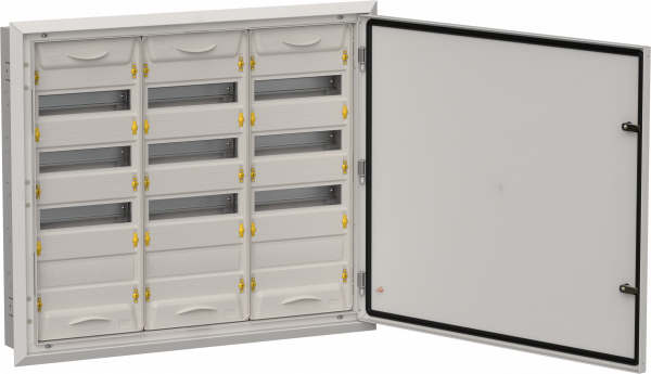 TITAN 5 Корпус мет. ЩРв-144 (3х48) 755х885х130 IP31 сер IEK