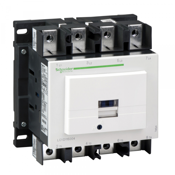 Schneider Electric Contactors D Контактор 4Р (4 НО), АC1 200А, 220В 50/60Гц, зажим под кольцевой наконечник