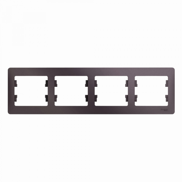 Systeme Electric Glossa Сиреневый туман Рамка 4-ая, горизонтальная