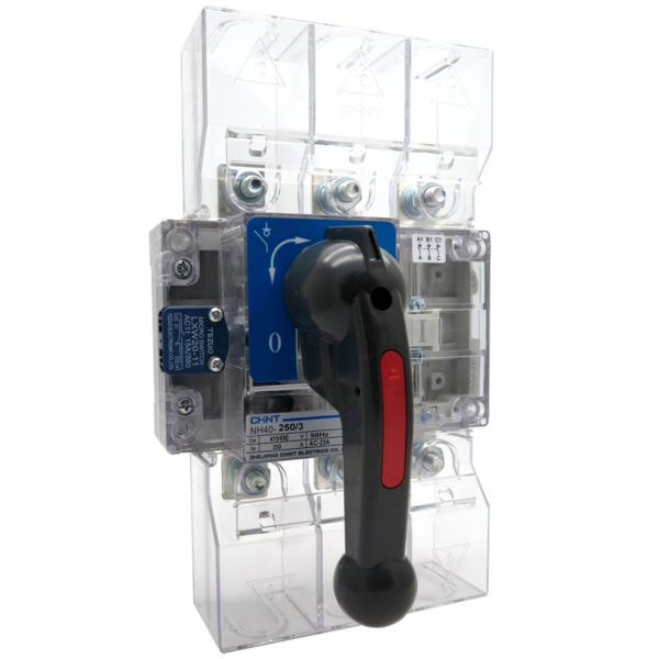 CHINT Выключатель-разъединитель NH40-63/3 ,3P ,63А, стандартная рукоятка управления