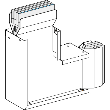 Schneider Electric Canalis Секция угловая вертикальная (KTC1600LC7B)