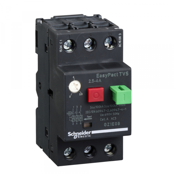 Schneider Electric EasyPact TVS GZ1E Автоматический выключатель 2,5-4A