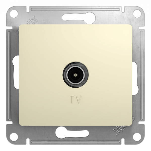 Systeme Electric Glossa Беж Розетка TV коннектор