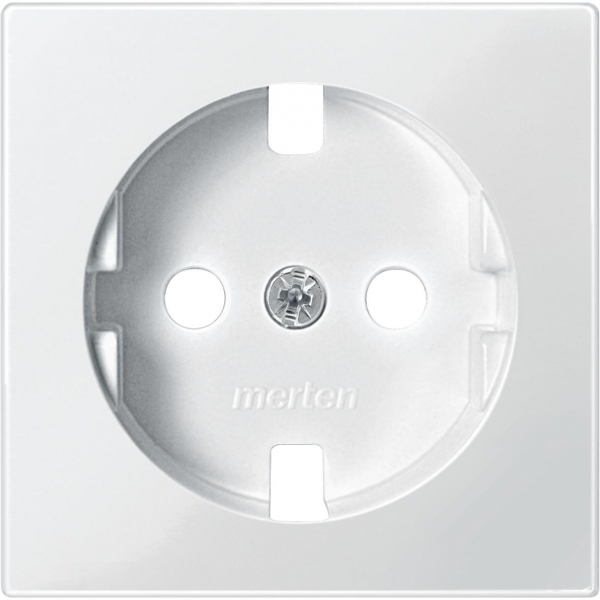 Schneider Electric Merten SM Бел глянец Центральная плата для мех.розетки SCHUKO б/ус. защиты