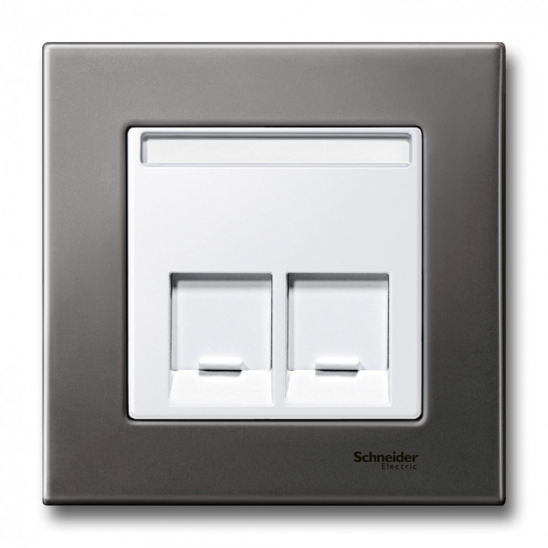 Schneider Electric Merten SM M-Elegance Серый родий Рамка 1-ая