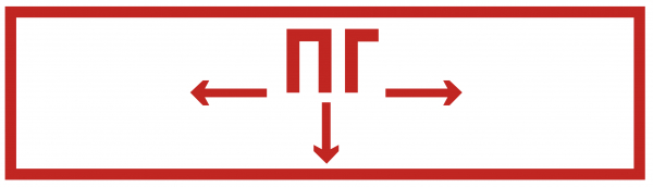 IEK Этикетка самокл. 310х90мм "Пож. гидрант"
