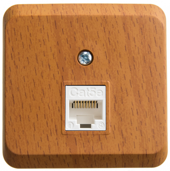 Systeme Electric Этюд наруж Бук Розетка компьютерная RJ45 кат.5E