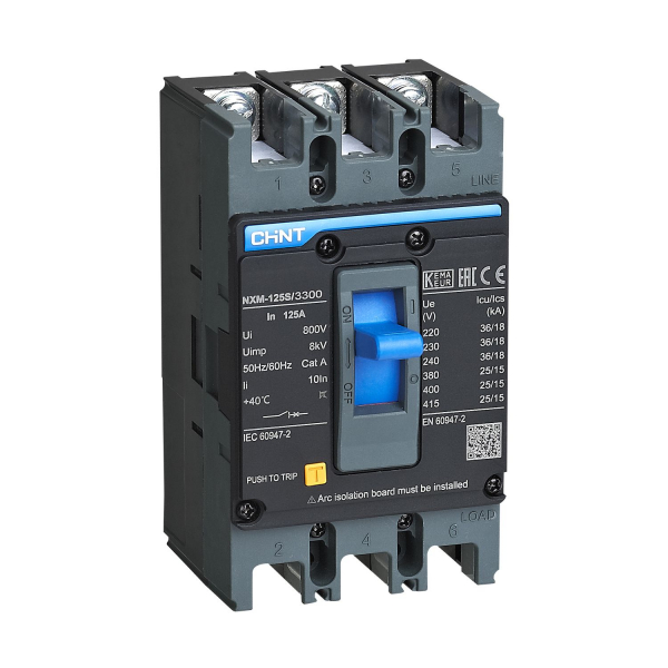 CHINT Авт. выкл. NXM-125S/3Р 100A 25кА