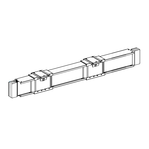 Schneider Electric Canalis Прямая секция для болт. отв. блоков 4м (KTC1350EB340)
