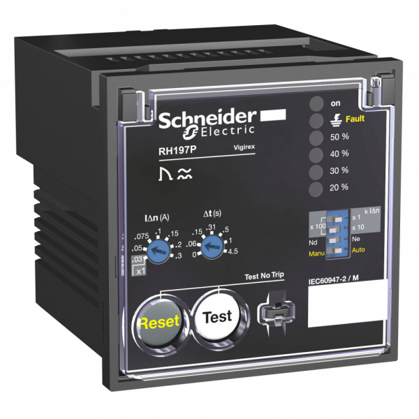 Schneider Electric Vigirex Реле RH197P 220/240В AC 50/60/400 Гц с ручным или авт.возвратом