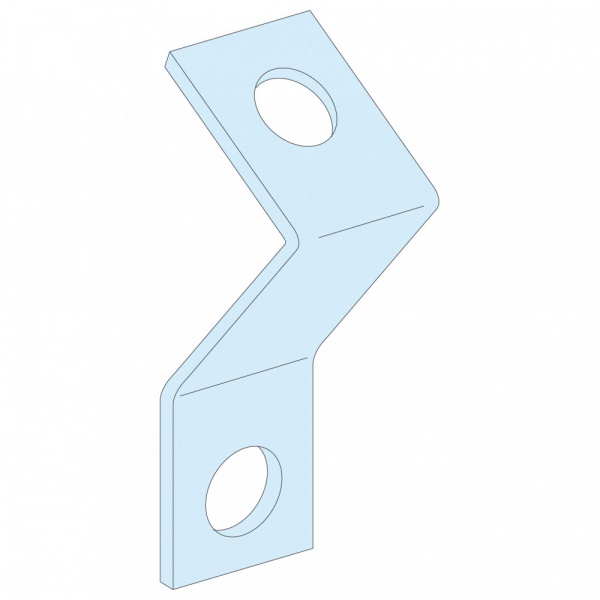 Schneider Electric Prisma Plus G Держатель монтаж. рейки, изогнутый под углом 45°