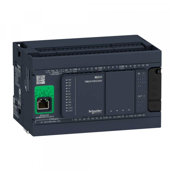 Schneider Electric M238 Блок базовый M241-24IO реле Ethernet Can Master
