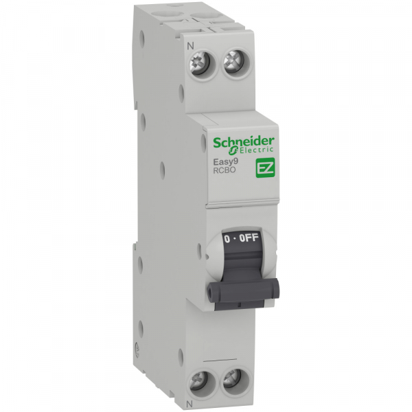 Schneider Electric EASY 9 Дифференциальный автоматический выключатель 1П+Н 6А 30мА C AC 18мм