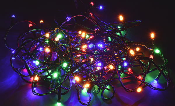 IEK Гирлянда нить 10м 100RGB IP20 зеленый 230В кон. 8