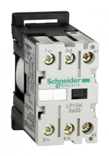 Schneider Electric Auxiliary contactors Контактор мини 2P AC3 3P, 6А, 12В DС