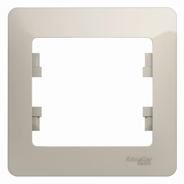 Systeme Electric Glossa Молочный Рамка 1-ая