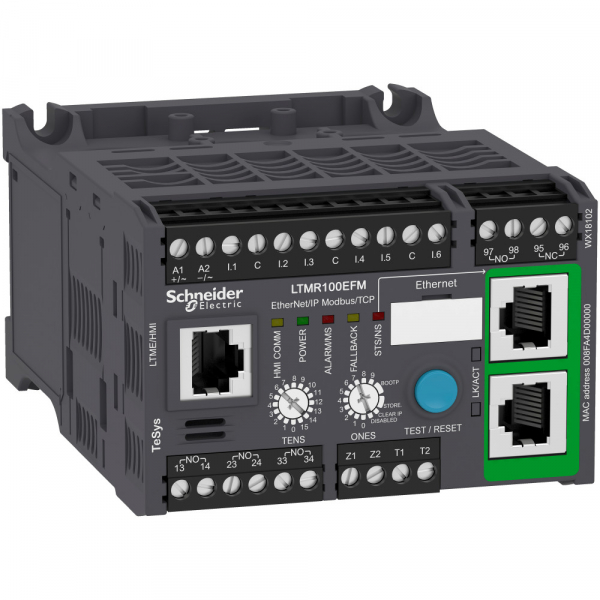 Schneider Electric TeSys T Реле Ethernet TCP/IP 5-100A 115-230VAC