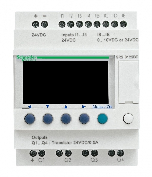 Schneider Electric Smart relays Zelio Logic Реле компактное 12вх/вых =24В