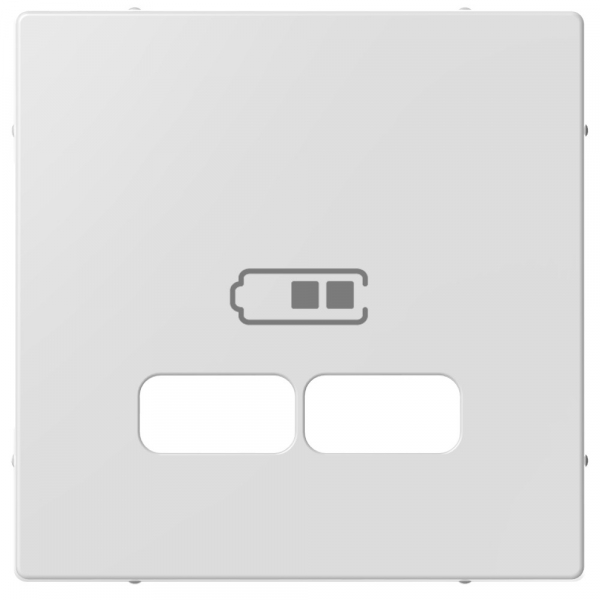 Schneider Electric Merten SM Бел Актив Накладка центральная для USB механизма 2,1А
