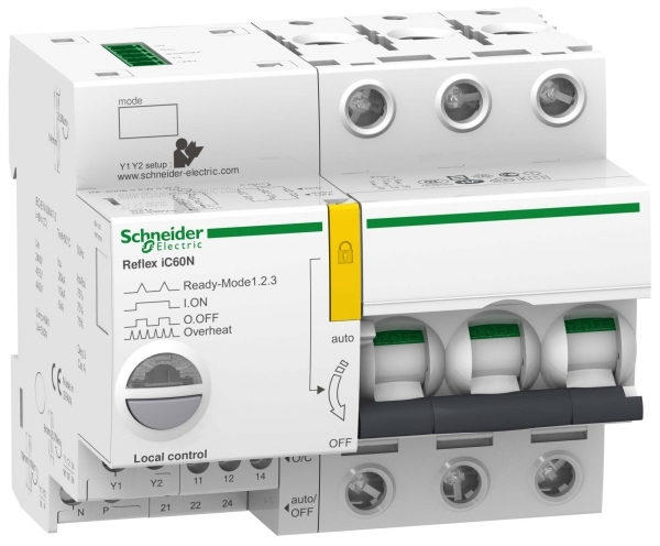 Schneider Electric Acti 9 Smartlink Reflex iC60N Автоматический выключатель с дистанционным приводом 3P 16A C Ti24