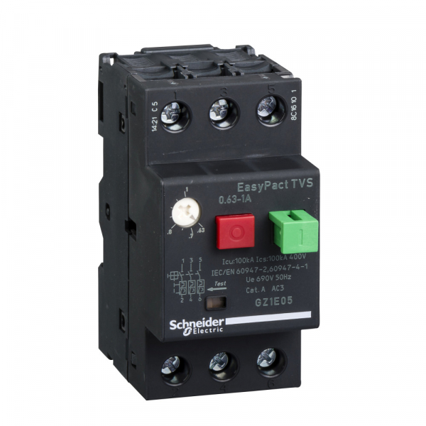 Schneider Electric EasyPact TVS GZ1E Автоматический выключатель 0,63-1A