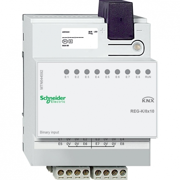 Schneider Electric Merten KNX Бинарный вход 8-канальный сканирующий DIN-рейка