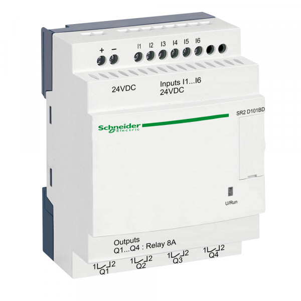Schneider Electric Smart relays Zelio Logic Интеллектуальное реле +24В кол-во вх\вых 10, без дисплея, без часов