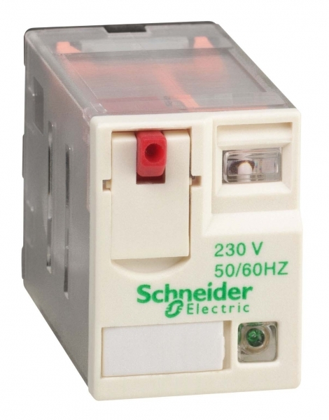 Schneider Electric Промежуточное реле Мини 4ПК,светодиод, слаботочные контакты, 230V AC
