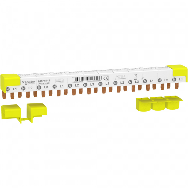 Schneider Electric Шинка греб. 3(P+N) (NL1NL2NL3…(шаг 9мм)) для iDPN, iCV40, iDIFK 80А 12 мод.