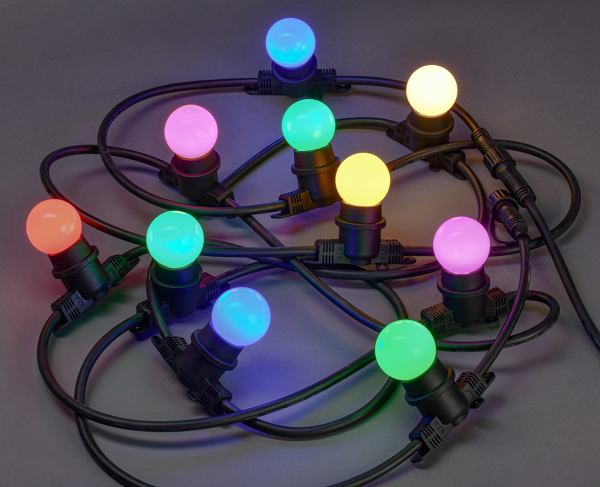 IEK Белт-лайт 5м 10RGB IP65 черный 3м 230В тр.