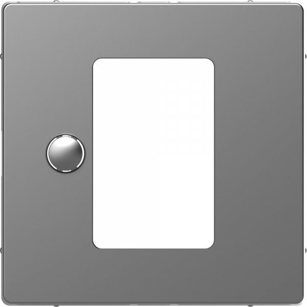 Schneider Electric Merten D-Life Нержавеющая Сталь Накладка центральная для сенсорного термостата