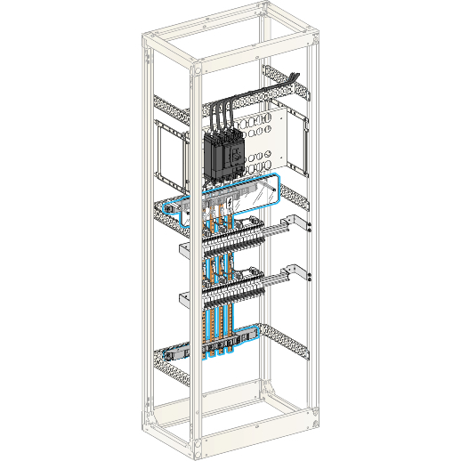 Schneider Electric Easy SM Держатель задних силовых шин