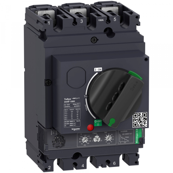 Schneider Electric Автоматический выключатель GV5P с комбинированным расцепителем 150А 70kA