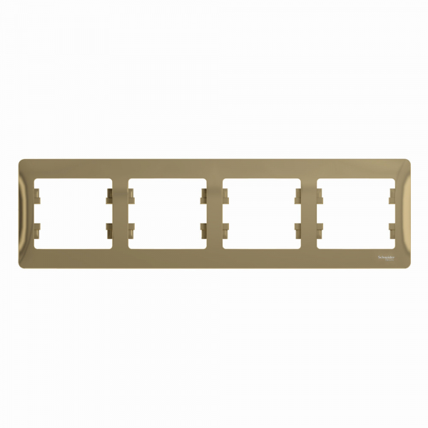 Systeme Electric Glossa Титан Рамка 4-ая, горизонтальная